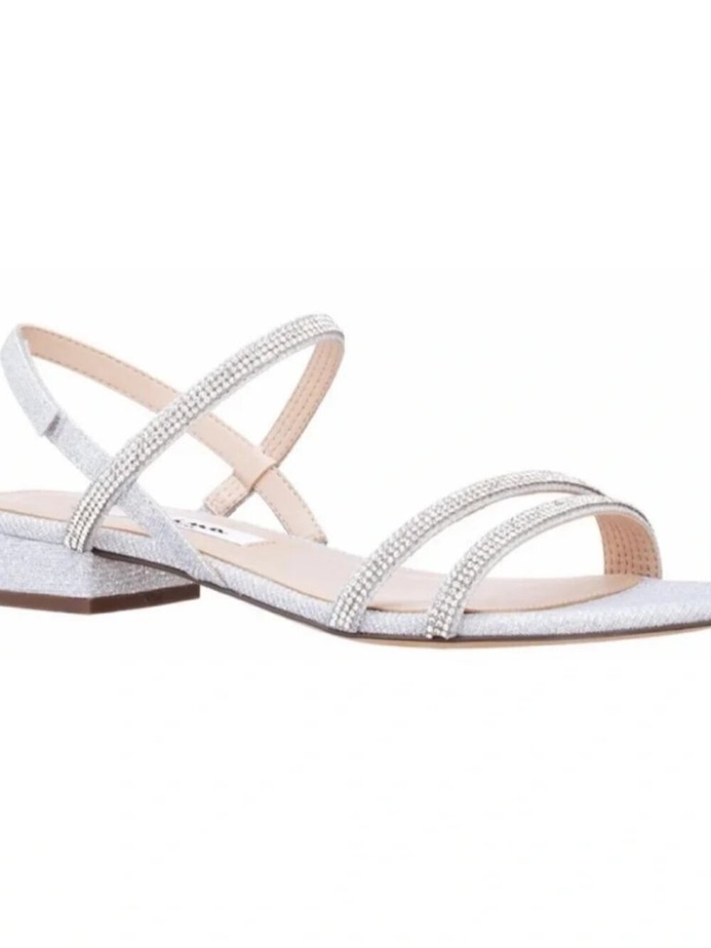 Nina New York Sarita Sandal in Steel Luna Shine